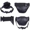 Noora Stylish BLACK Leather Waist Bags for Men's & Women's