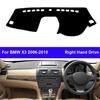 Car Inner Dashboard DashMat Dash Cover Carpet Cape For BMW X3 2006 - 2010