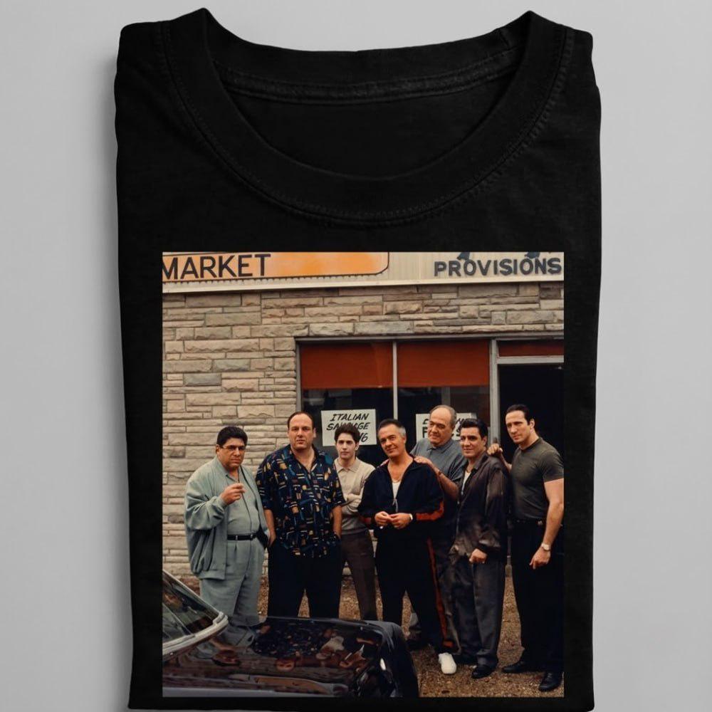 Retro Mafia Tshirt From The Sopranos Mens Tshirt Summer New Style Unisex Casual Tshirt as the picture14843