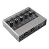48V Live Sound Card with DSP Reverb Sound Card Mixer for Computer Smartphone Singing Instrument Live Broadcast