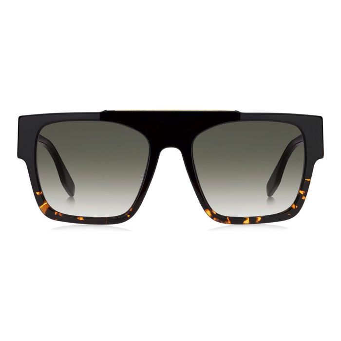 Lunettes de Soleil Marc Jacobs MARC 757/S 54/19/145 BLACK HAVANA/ GREEN SHADED acétate homme MARC 757/S