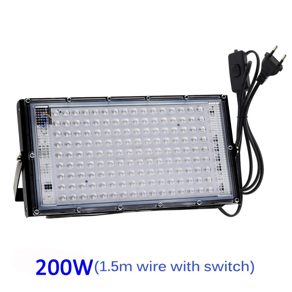 UV LED Schwarzlicht 100W 200W 300W Wasserdichtes Ultraviolettes Schwarzlicht Flutlicht für Glow Party Bühne Tanzparty Deko