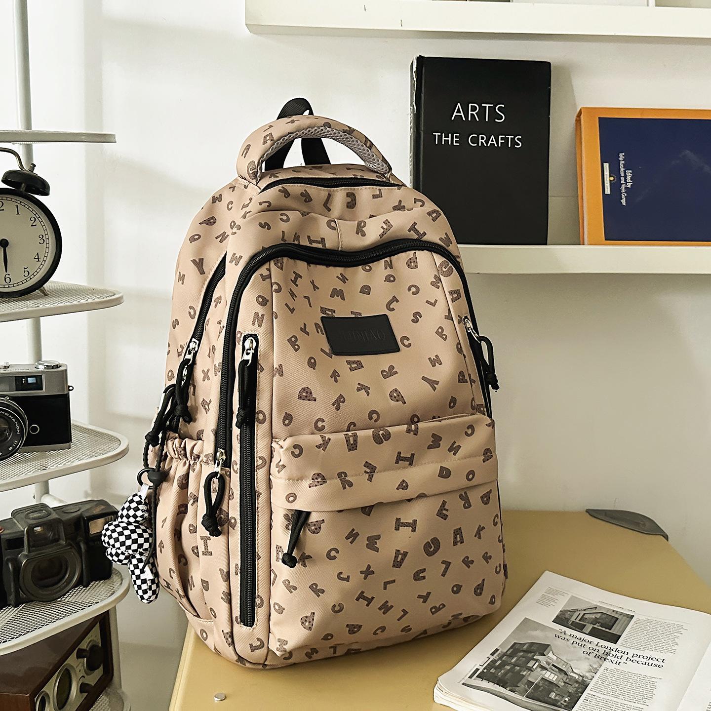 

Korean Version Backpack Ins, Niche Art Versatile Student Backpack, Junior High School Campus Travel Backpack, Women s High-end Feel