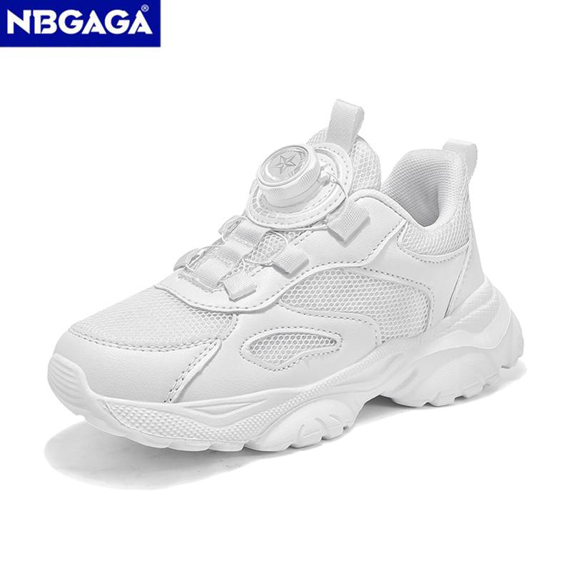 Children's Fashion Sports Shoes Breathable Student Black School Walking Shoes Anti-skid Boys& Girls Casual Running Sneaker