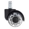 Silent Rubber Office Chair Swivel Caster Wheels 1/5Pcs Universal Easy to Replace Non-Scratch for All Floor Types