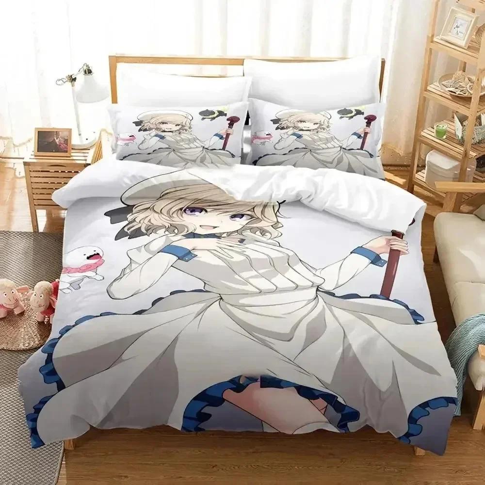 Luxury New 3D Print Anime Kotoko Iwanaga Kyokou Suiri Bedding Set Duvet Cover Bed Set Quilt Cover Pillowcase Queen Boys Adult