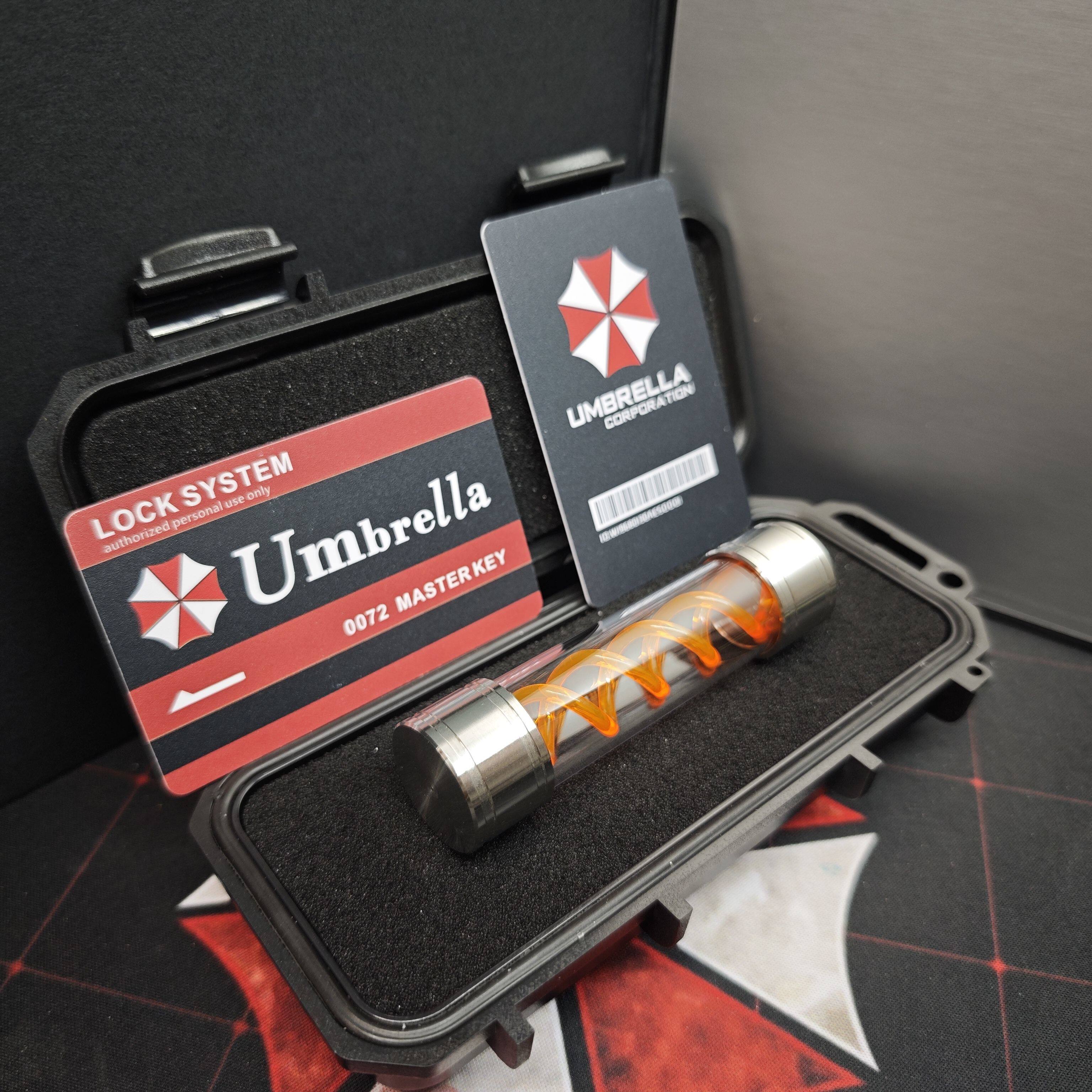 

Umbrella Medical Vial Figure - T-Virus Sample Container Handmade Collectible Game Display for Survival Horror Fans