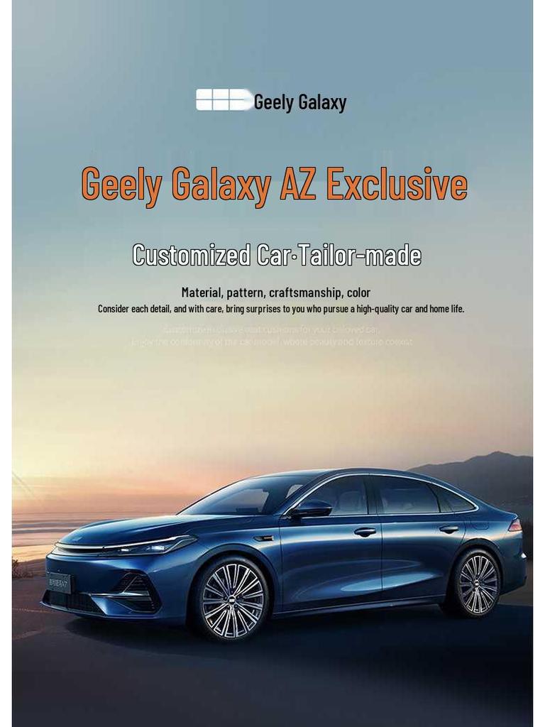 2025 Geely Galaxy A7 All-Season Full Coverage Seat Covers for Interior Modification