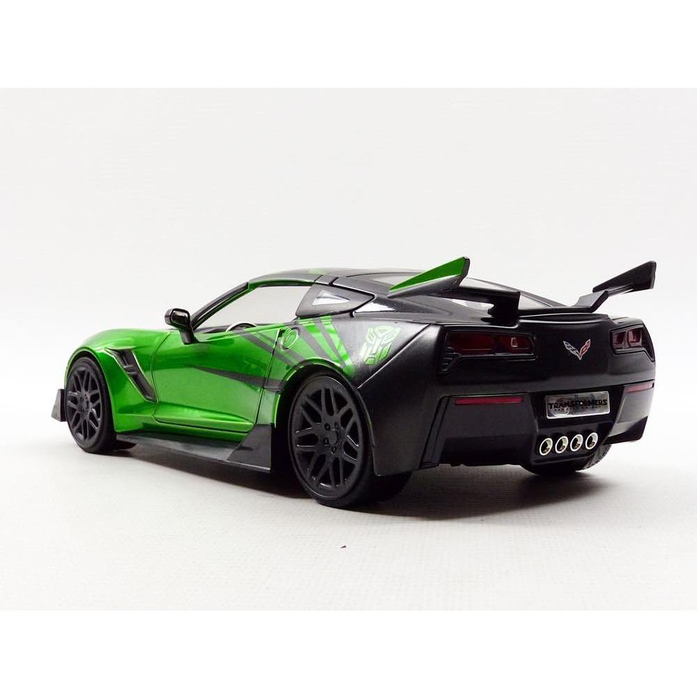 1/24 TRANSFORMERS 5 2016 Crosshairs Chevy Corvette Stingray Diecast Model