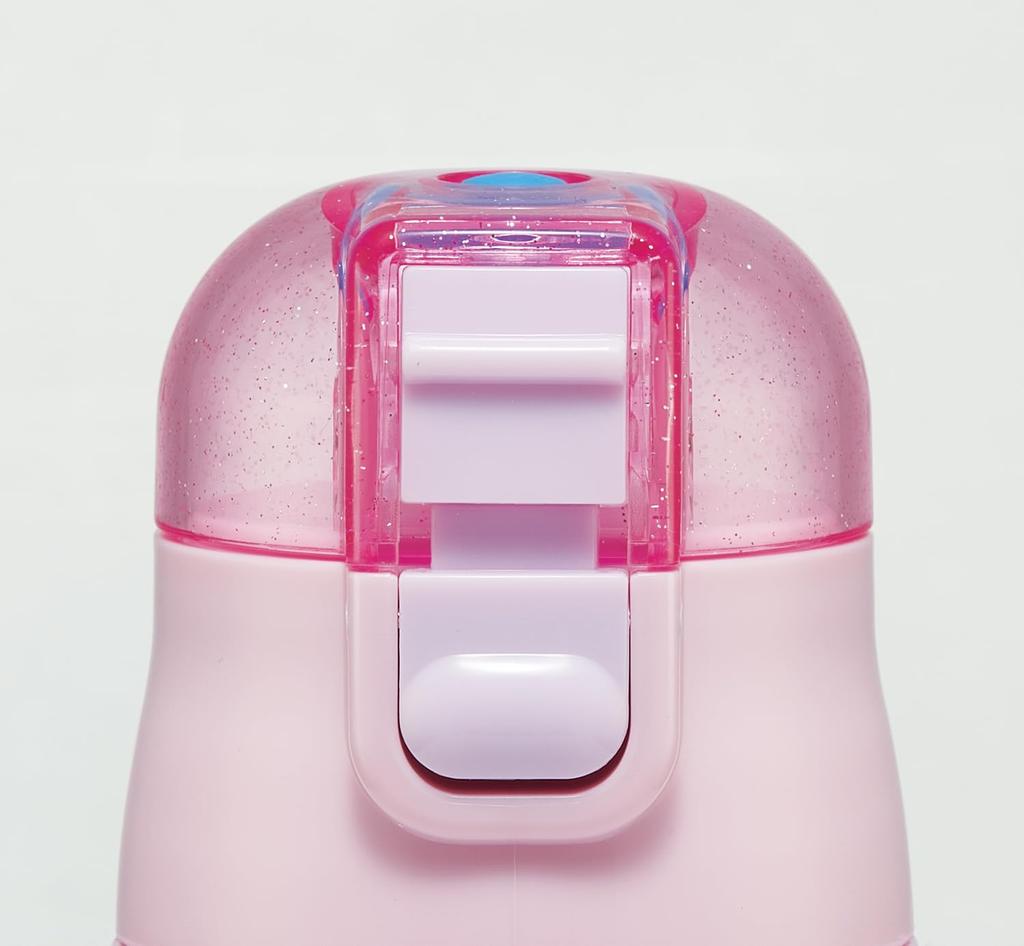 Skater Children's Stainless Steel Water Bottle, Direct Drinking, 470ml, Kid-Friendly and Lightweight, Disney Tangled Design, Size 25, Insulated,