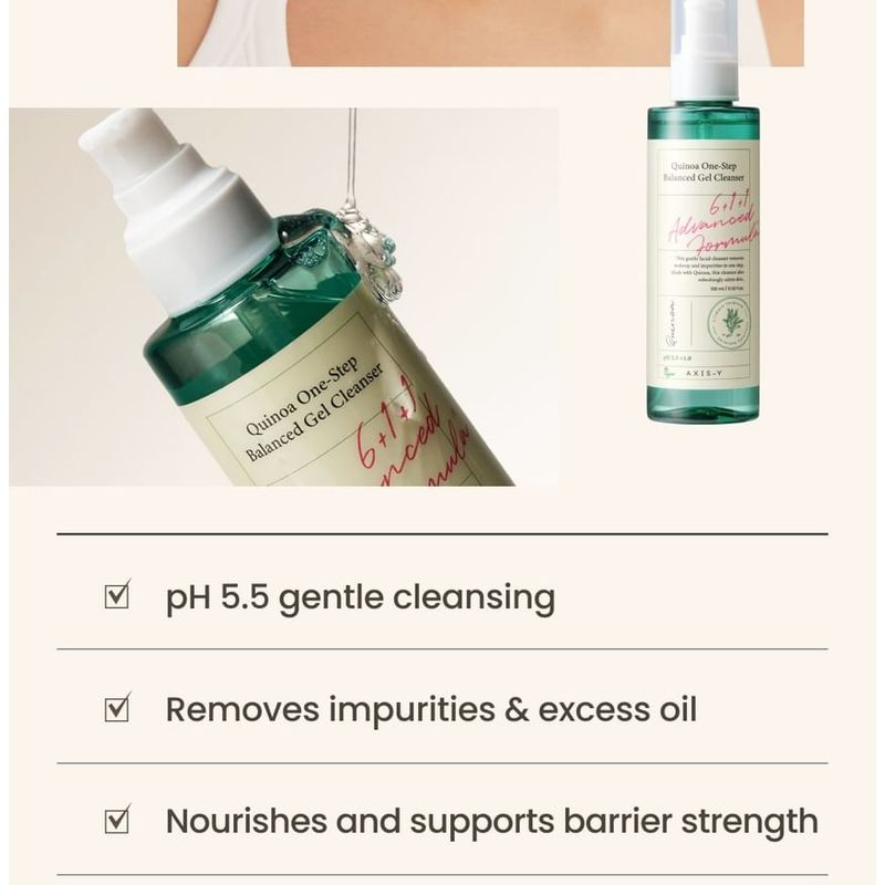 AXIS - Y - Quinoa One Step Balanced Gel Cleanser