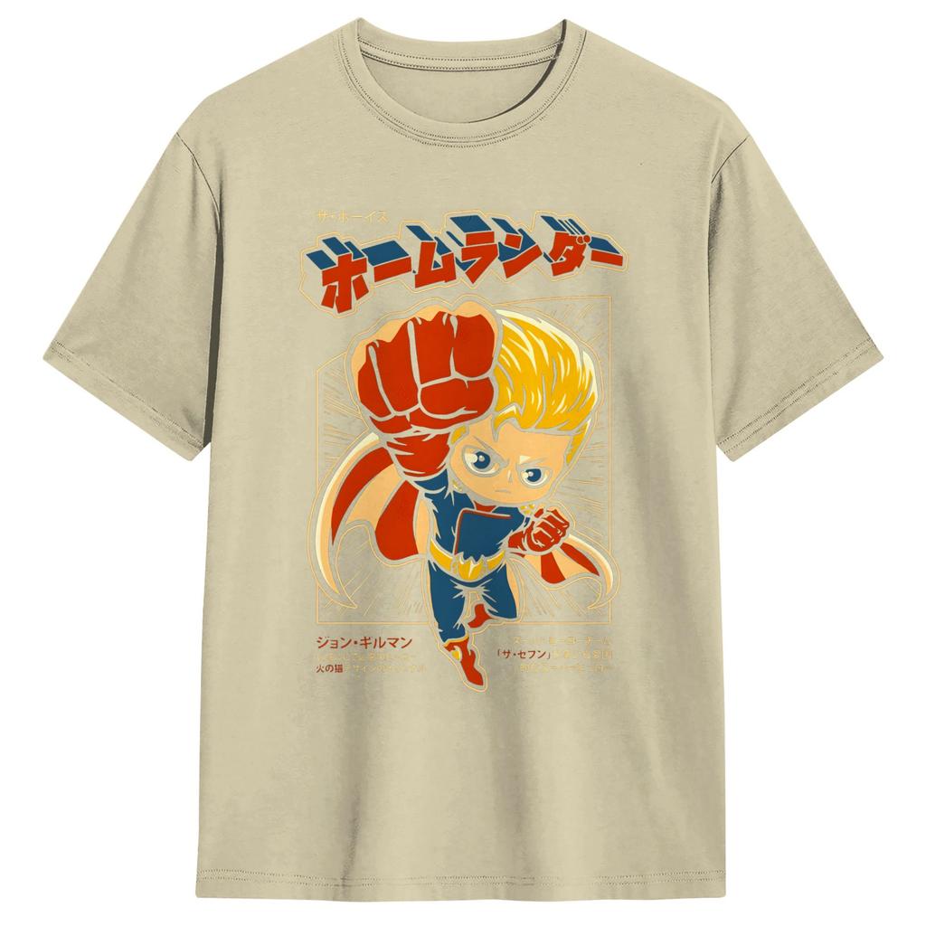Homelanders T Shirt Unisexs Cotton Leisure Tshirts O Neck Chibi Tees Short Sleeve Clothing New Arrival