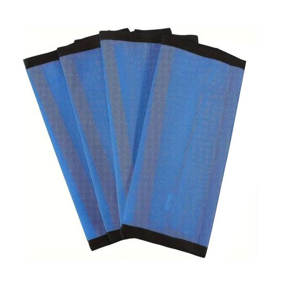 4Pcs Summer Horse Fly Boots Breathable Reduce Stomping Flies Bites Horse Mesh Leg Wrap Adjustable Horse Leg Leggings Guard Protective Cover Horse
