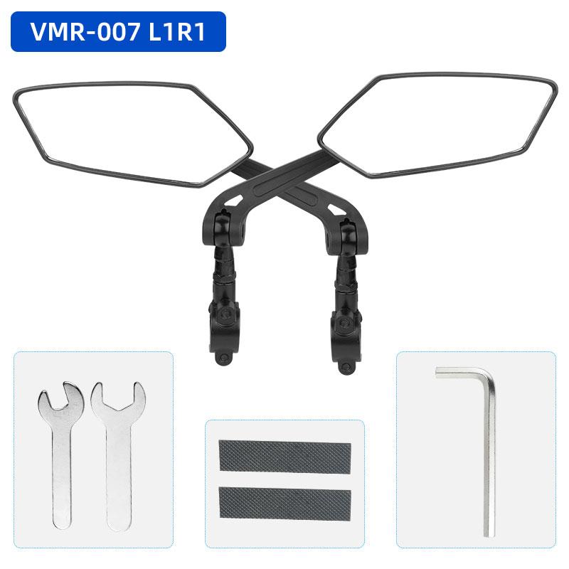 Rowerowe Lustro Wsteczne Elektryczny Rower Skuter Motocykl Mocowanie na Kierownicę Metalowy Uchwyt Rowerowe Lustro Wsteczne Widok z Tyłu