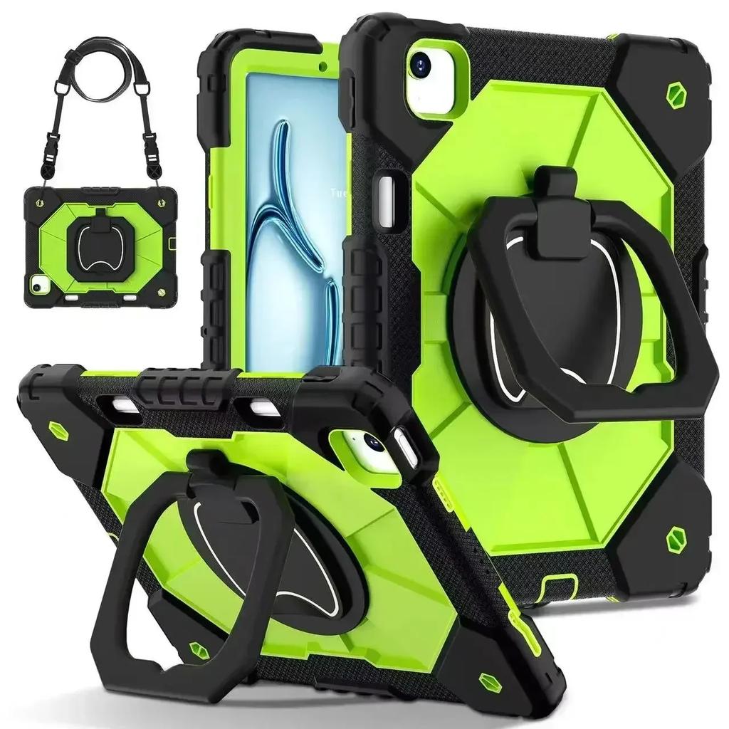 Shockproof Tablet Cover For iPad Air 11 Pro 13 M2 M3 Air 5 4 10th 10.9"11th Generation 7/ 8/ 9th 10.2 Rugged Armor Kids Case