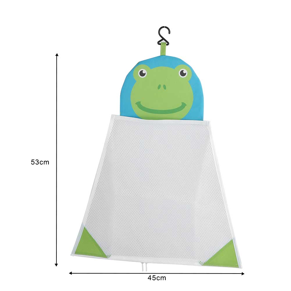 Síťka na ukládání hraček do koupelny Síťka Držák na hračky do vany Koš Organizér Úložná taška Zelená