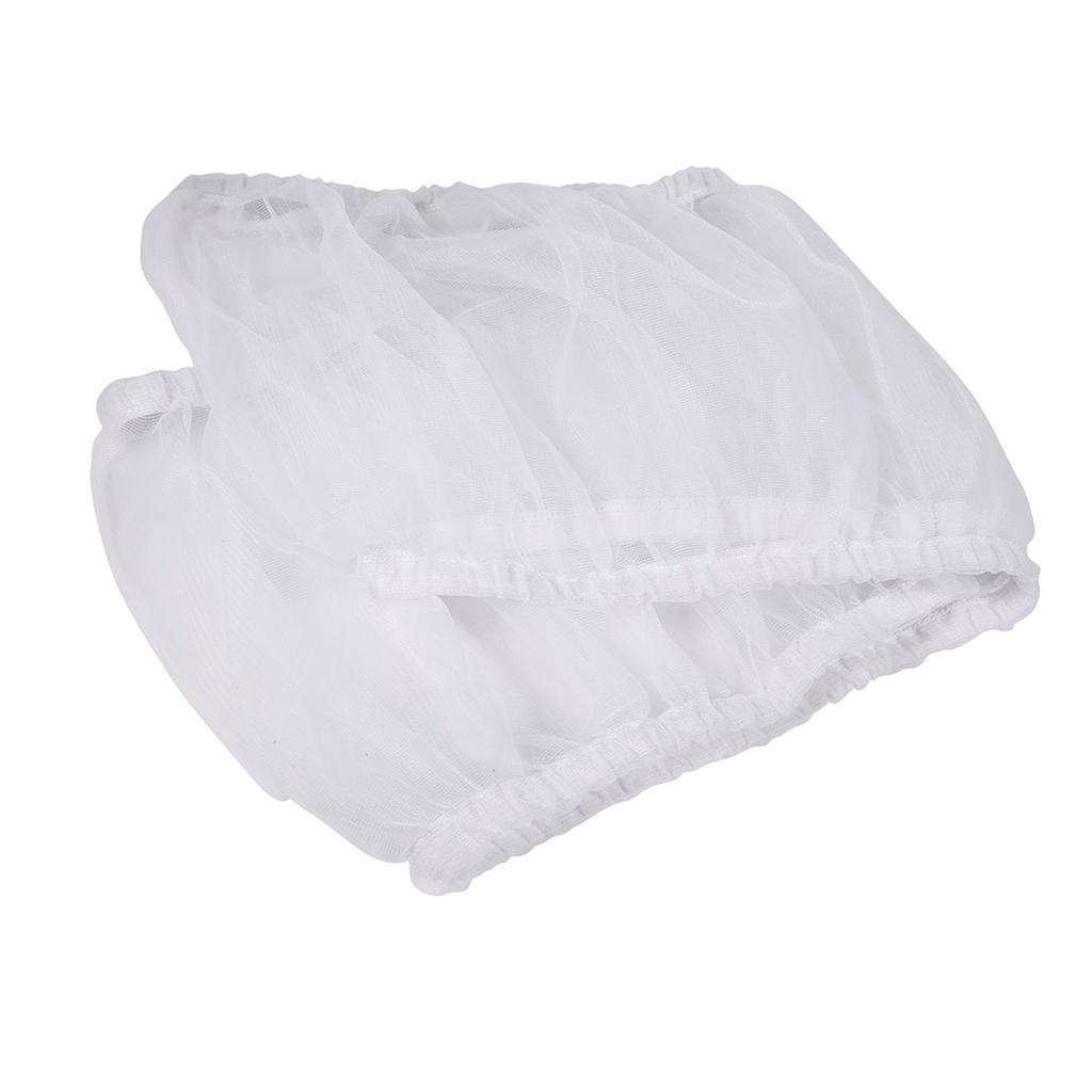 Large Size Ventilated Nylon Bird Cage Cover Shell Seed Catcher Pet Products(White)