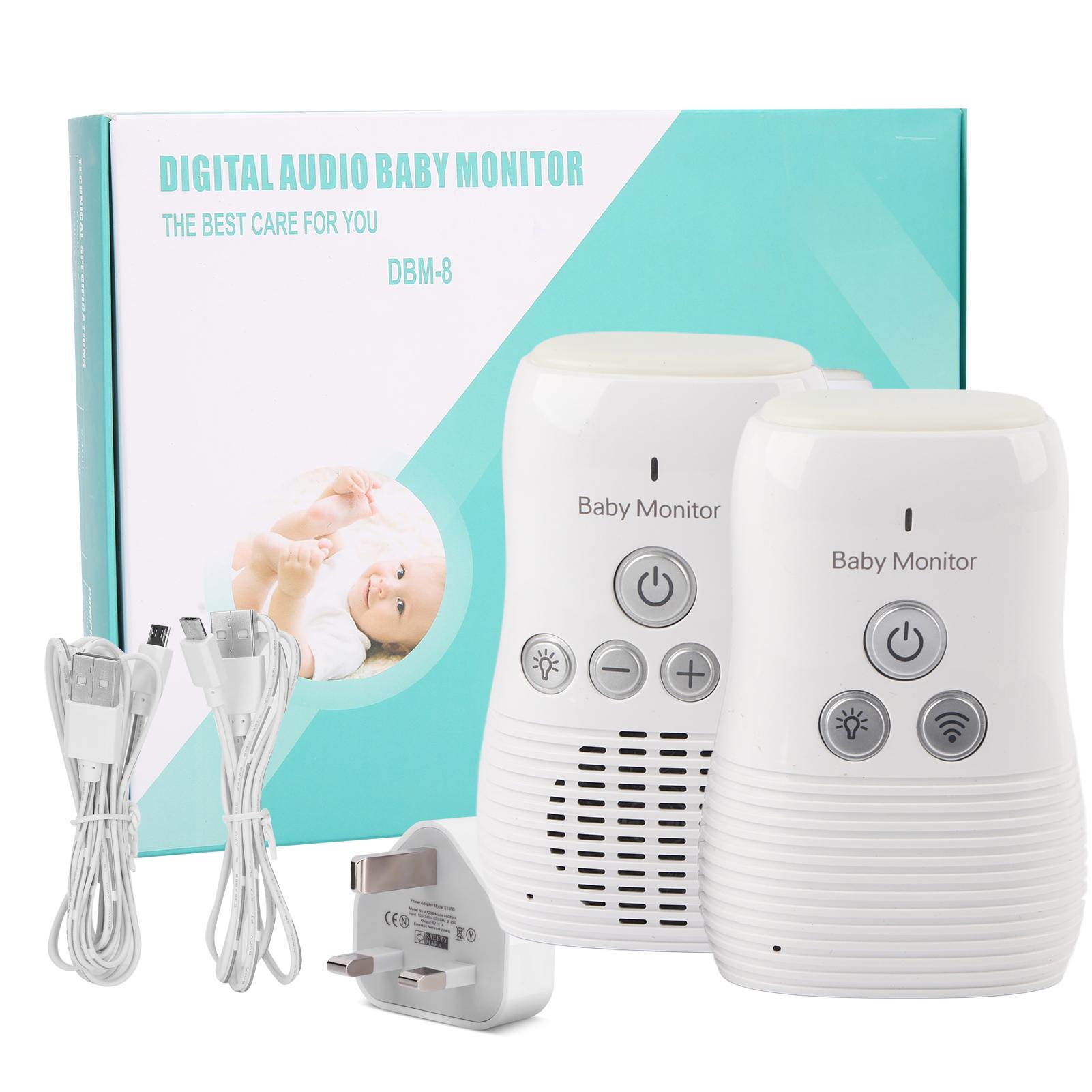 

Детский аудиомонитор с двухсторонним разговором, беспроводной детский интерком, ночник, устройство домашней безопасности(Приз ) UK Plug