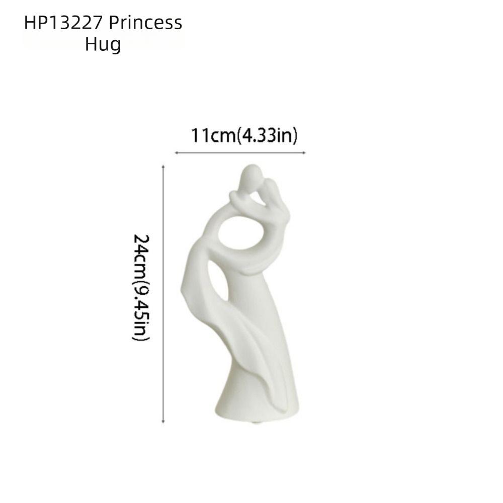 Artistic Design Ceramic Couple Ornaments Nordic Modern Style Wine Cabinet Accessories  Gift Giving