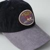 AVIREX Corduroy Military Low Military Baseball Black Cap, Cap, Men's, Fall/Winter, AIRFORCES,
