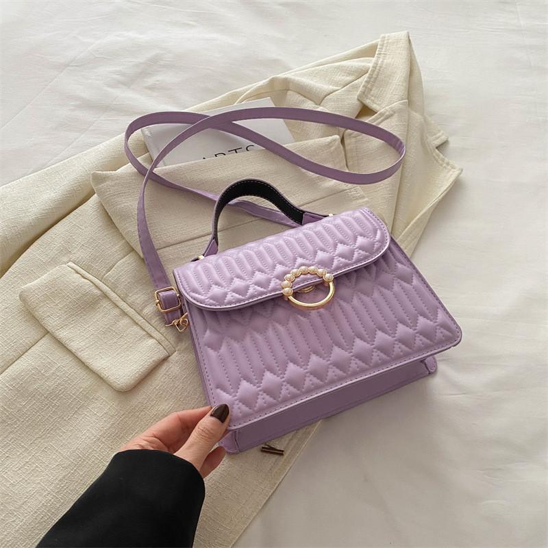 Chic Street Style 2024 Latest Spring Casual Crossbody Handbag Single Shoulder Small Square Bag