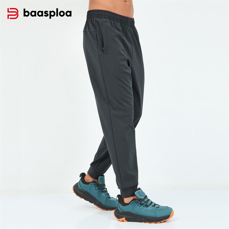 BAASPLOA Winterhose für Herren Plus Fleece Verdickte Herren Premium Marke Warme Trainingshose Outdoor Casual Täglicher Komfort Sporthose für Herren