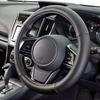 BONFORM Phiten Leather Steering Cover Made of Aqua Titanium Handle Cover S Black Drive Steering Cover Phiten 6799-01BK