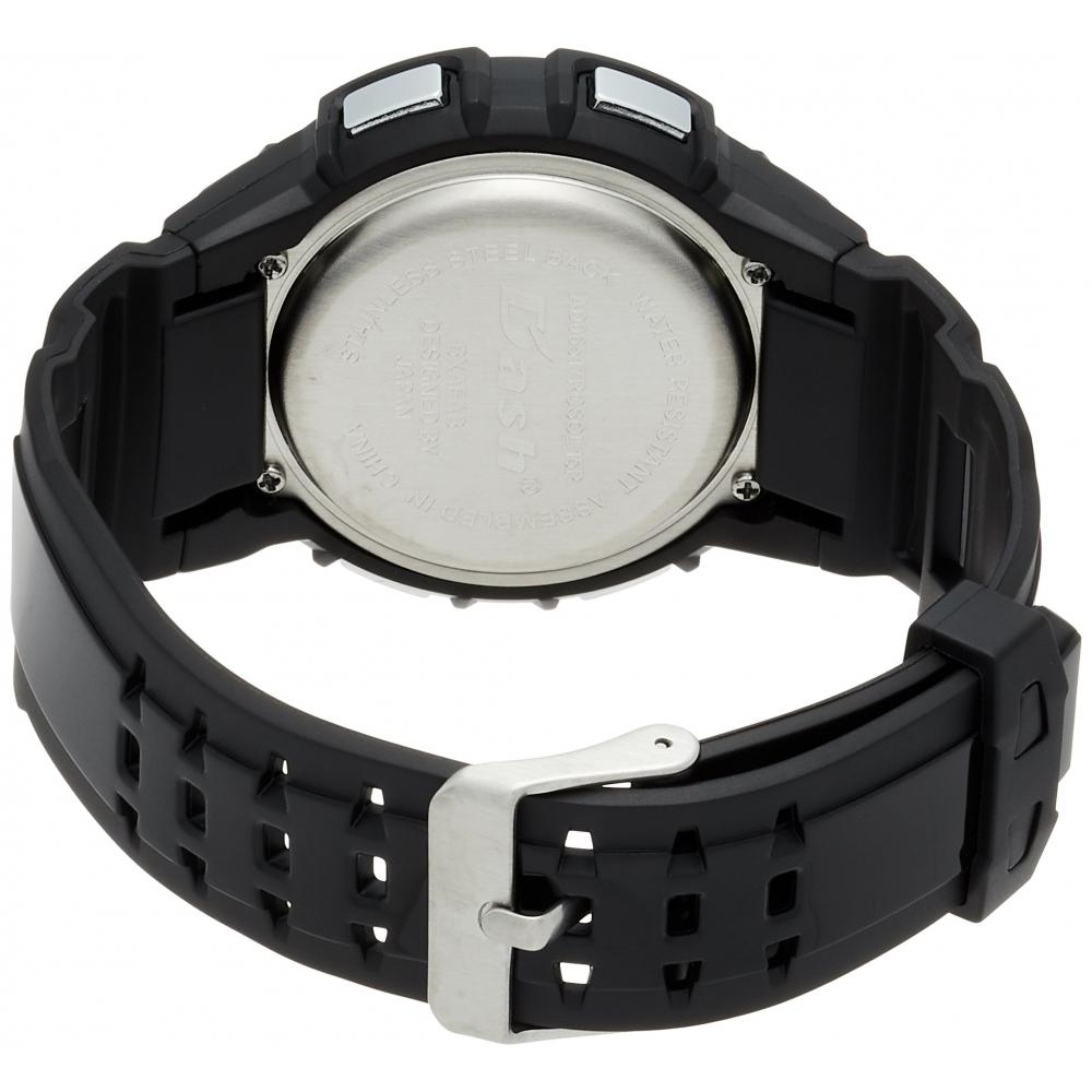 Arias AD06519RCSOL5 Men's Radio Solar Digital Dash Waterproof Multifunctional Backlit Urethane Belt