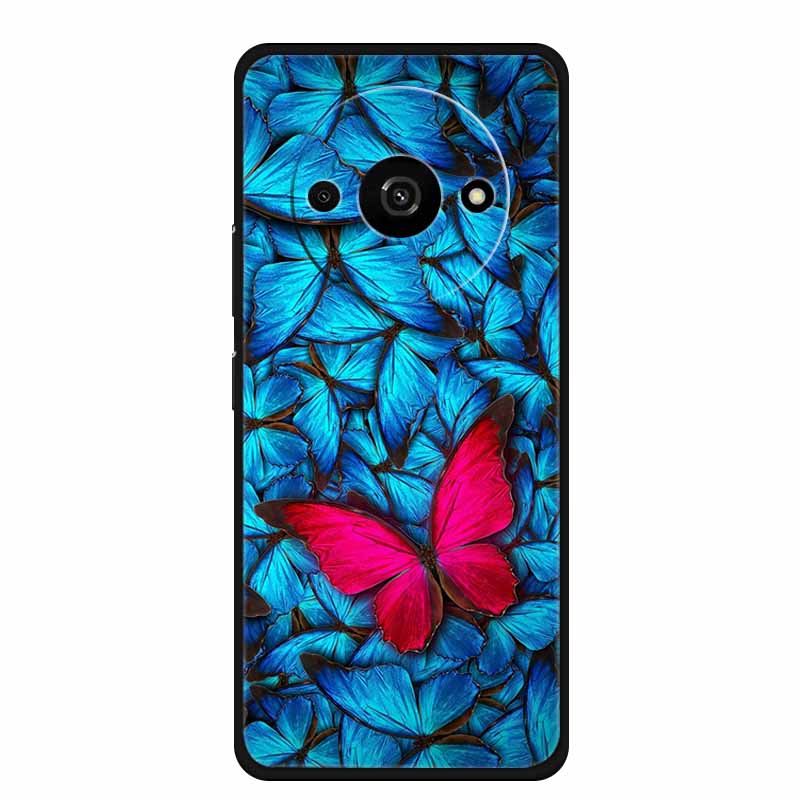 

For Xiaomi Poco C61 Case Cool Animal Soft Silicone TPU Phone Case Back Cover for PocoC61 Shockproof Lovely Cat Protective Cover Xiaomi Poco C61