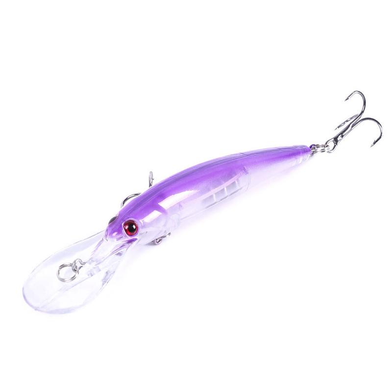 Fish Hook Bait 10g Deep Diving Large Minnow Wobbler Lure Artificial Hard Bait Crankbait Bass Pike Walleye Perch Fishing Gear