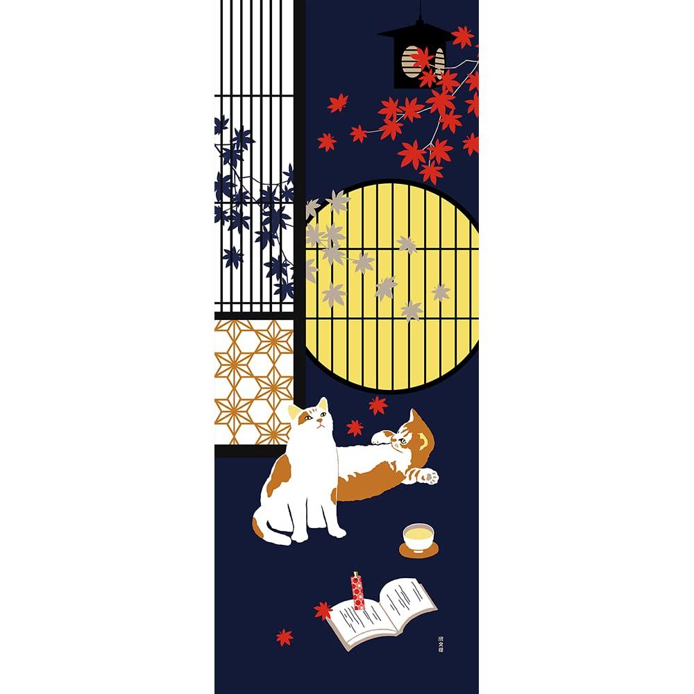 Hamamonyo Picture Hand Towel Long Autumn Nights
