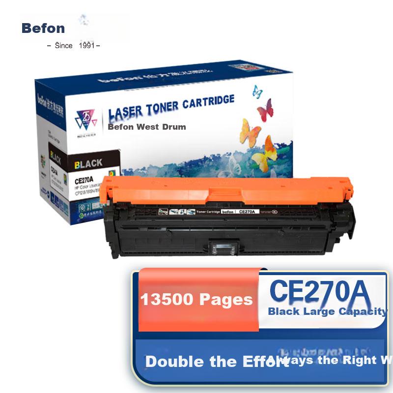 Beifang CE270A Toner Cartridge High Capacity Black 650A Compatible with HP CP5525 CP5525N CP5525DN CP5525XH M750d N750dw Ink Cartridge
