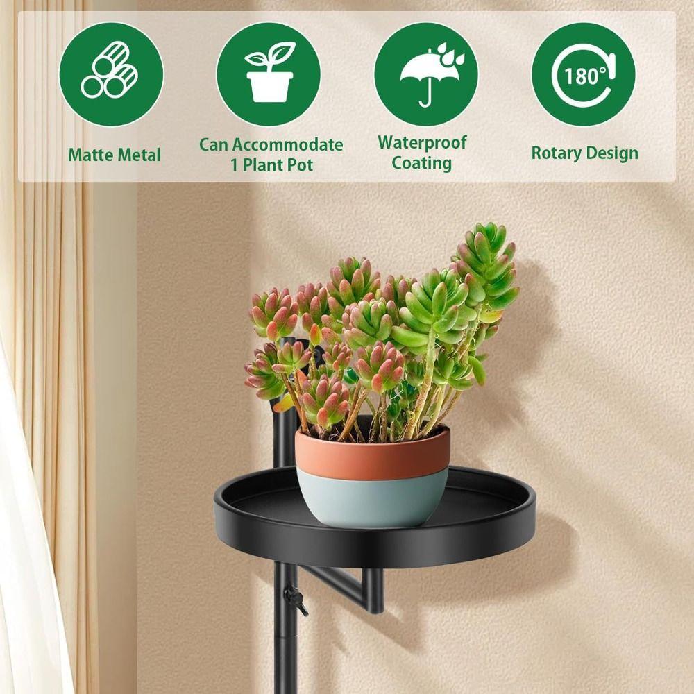 Waterproof Rotating window plant stand Creative Wall plant support  Wall