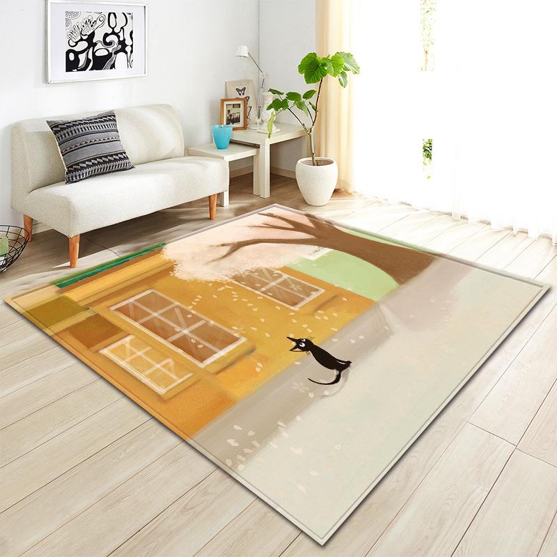 Simple Painting Living Room Carpet Bedroom Dining Room Floor Mat