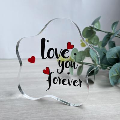 Ložnice Obývací pokoj Stolní dekorace Tvarovaný akryl Valentýn Den matek Dárek Ornament