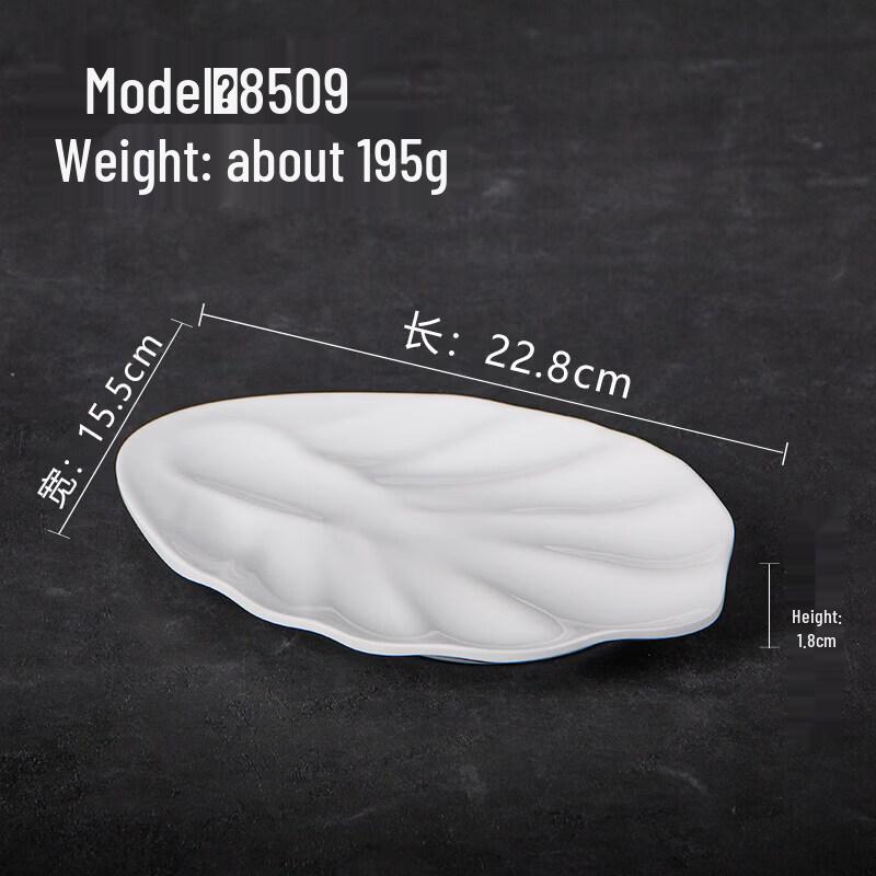 A5 Melamine Irregular Snack & Cold Dish Plates (Set of 5)