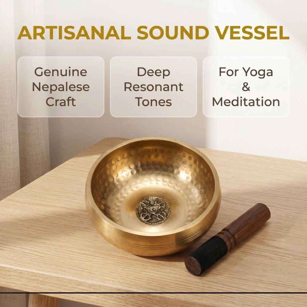 Soft Cushion Nepalese Singing Bowl Stress Relief Sound Bowl Bowl Ornaments  Mindfulness Practice
