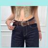 Retro Y2k Star Rivet Leather Belt For Women Casual Fashion Accessory