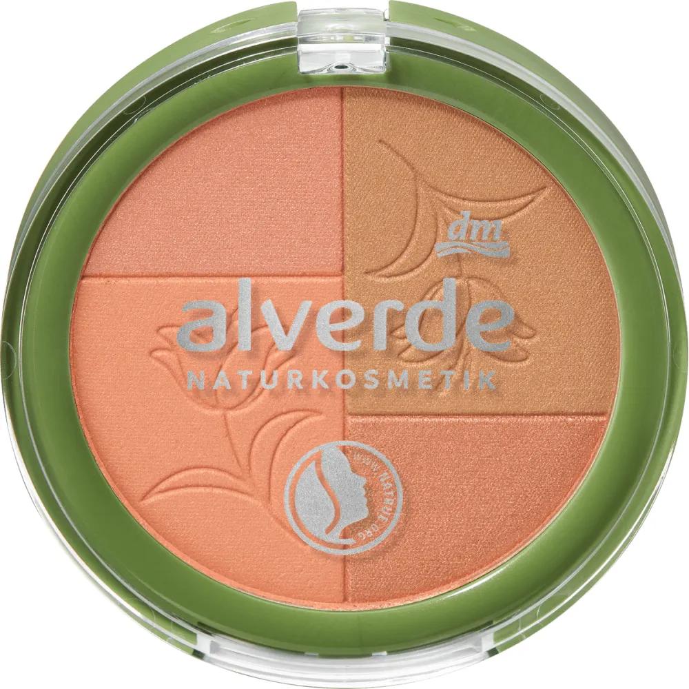 alverde Rouge Multi Color Blusher 30 Sunkissed Glow 9 г