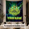 Custom Text Tapestry Newcastle United FC Print Wall Tapestry Indoor Living Room Wall Decor