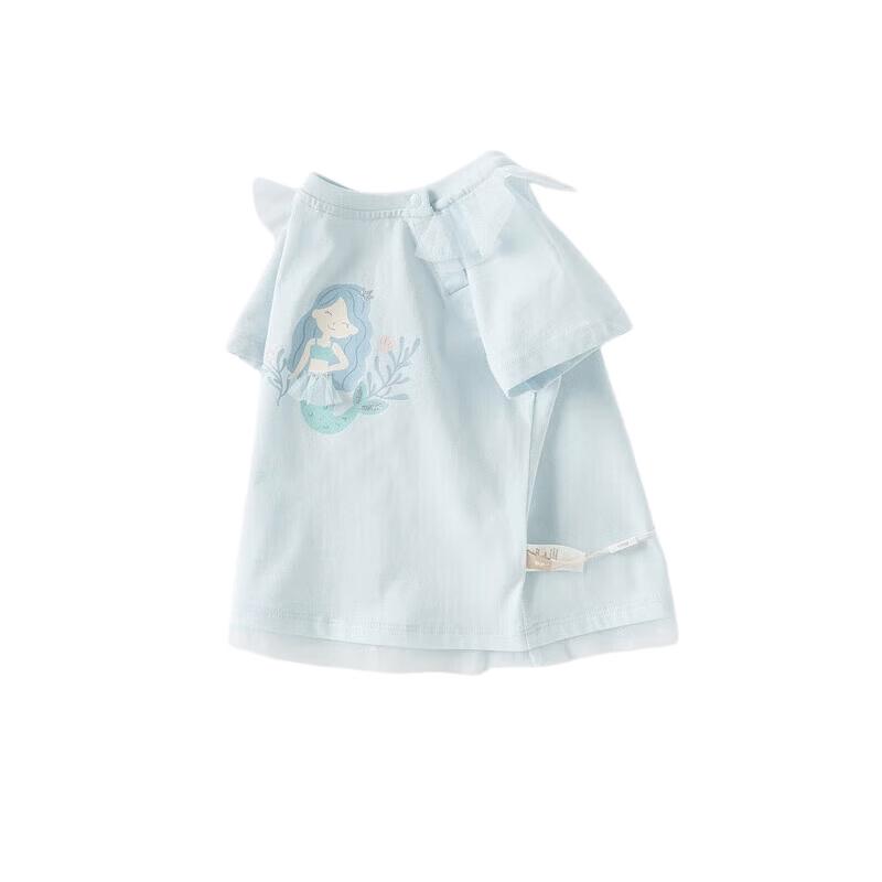 David & Bella Girls' Cotton Short Sleeve T-Shirt