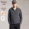 Men's Solid Color Detachable Hooded Outdoor Jacket