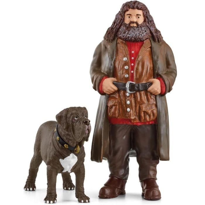 Figurine hagrid et crockdur, personnages de l'univers harry potter®, pour enfants dès 6 ans, schleich 42638 harry potter wizarding