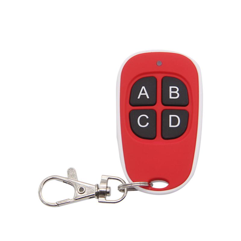 Garage Door Remote Control 433mhz 4 Keys Copy Cloning Electric Gate Remote Controller Duplicator Key