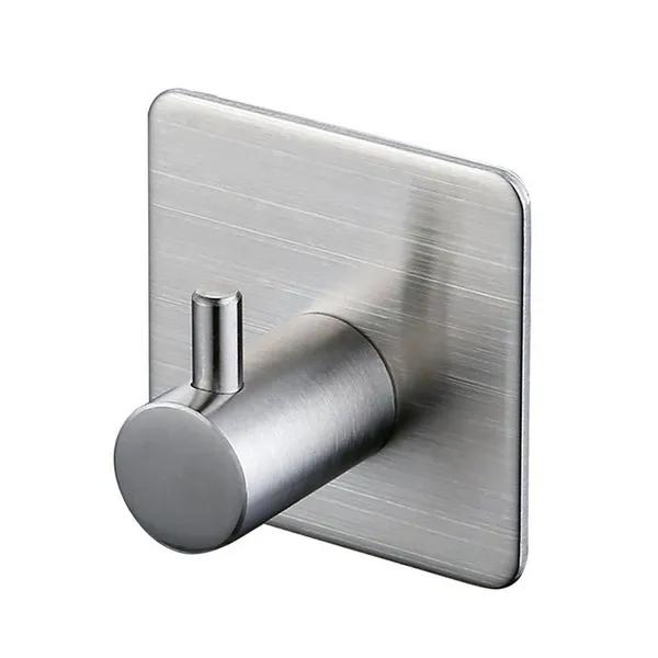 

Вискозный крючок для ванной комнаты, кухни, спальни, гостиной, дверная вешалка из нержавеющей стали, простой крючок для хранения 1 Pcs