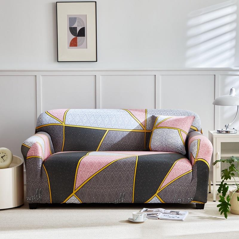 Anti Slip and Dust Proof Fabric Sofa Cover Cloth Ins Wind Elastic Sofa Cover Sofa Towel All Inclusive for All Seasons