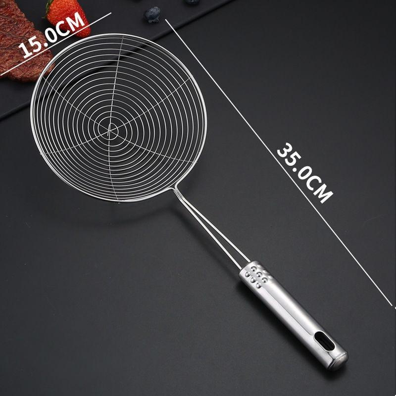 

1pc Stainless-steel Fry Basket French Fries Skimmer Oil Drain Filter Culinary Restaurant Supplies Wire Mesh Scoop Fryer Scoop
