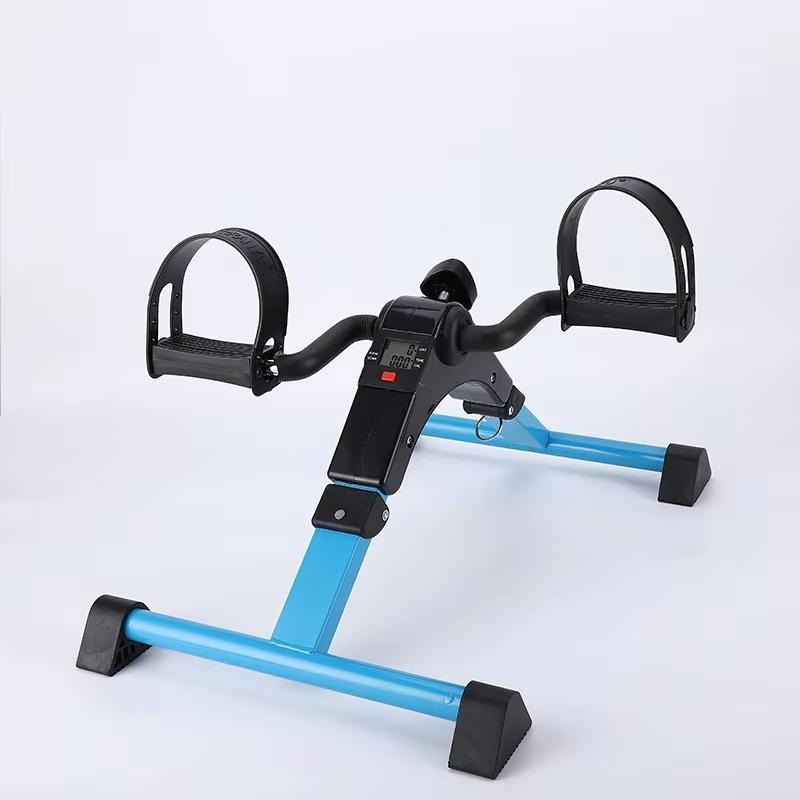 Mini Folding Treadmill Home Leg Fitness Trainer Rehabilitation Training Bicycle Compact Exercise Bike for Home Use