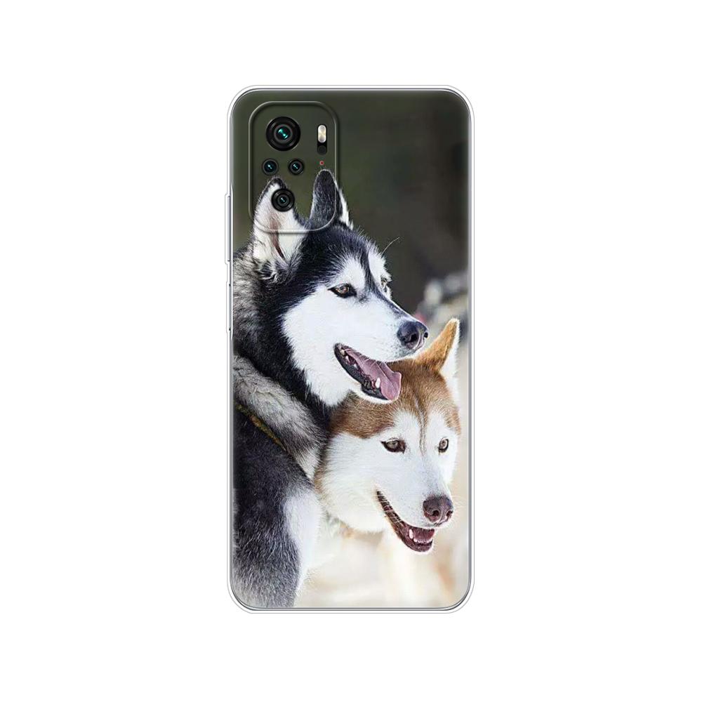 For Xiaomi Redmi Note 10 10S Case 4G 5G Silicon Soft Tpu Back On Redmi Note 10 Pro Global Phone Cover Note10 S Bumper Etui Funda