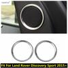 Accessories For Land Rover Discovery Sport 2015 -  Car Pillar A Stereo Speaker Audio Sound Circle Ring Cover Kit Trim
